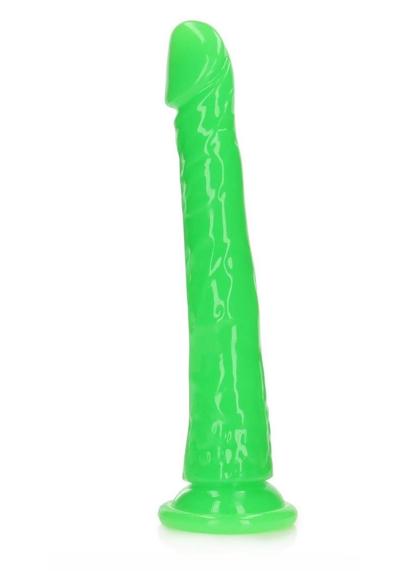 Realrock Slim Glow In The Dark Dildo with Suction Cup