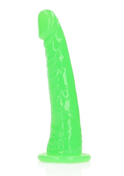 Realrock Slim Glow In The Dark Dildo with Suction Cup