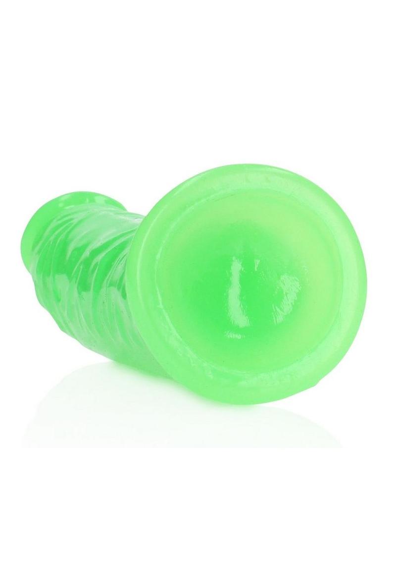 Realrock Slim Glow In The Dark Dildo with Suction Cup