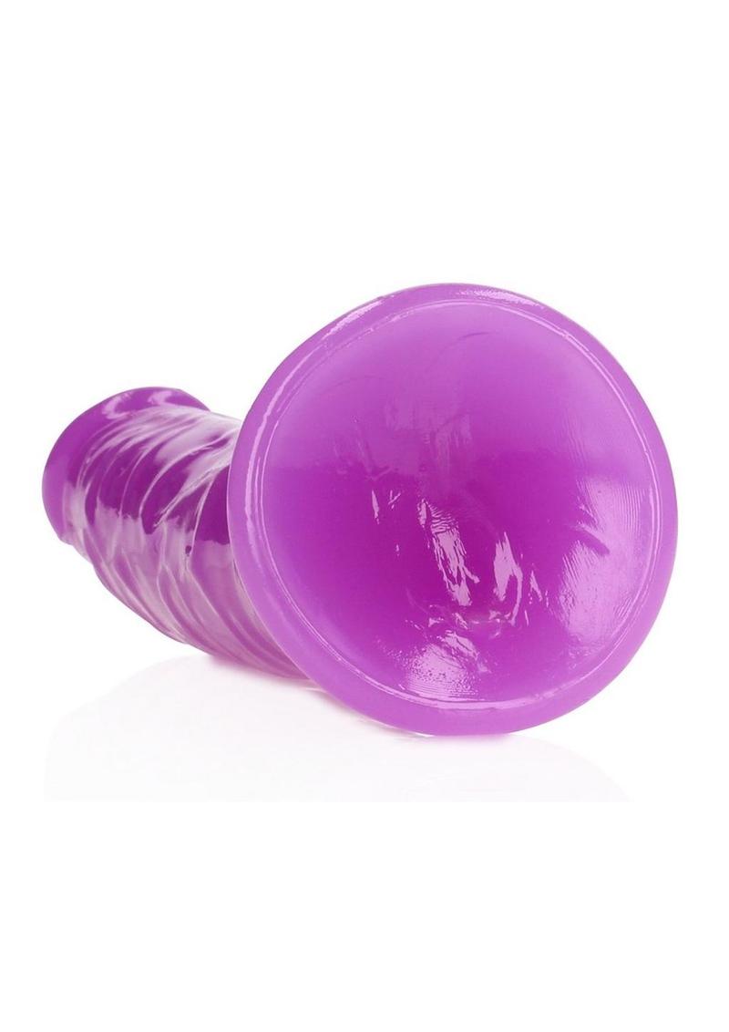 Realrock Slim Glow In The Dark Dildo with Suction Cup