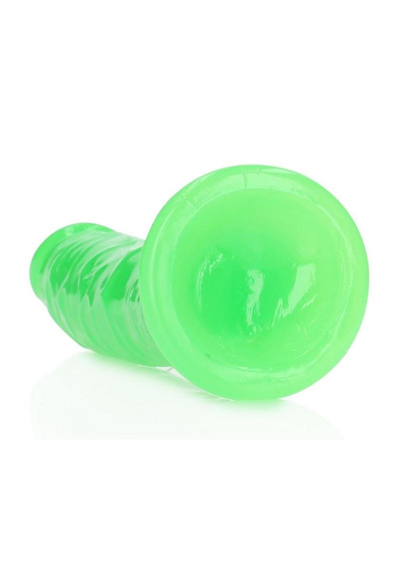 Realrock Slim Glow In The Dark Dildo with Suction Cup