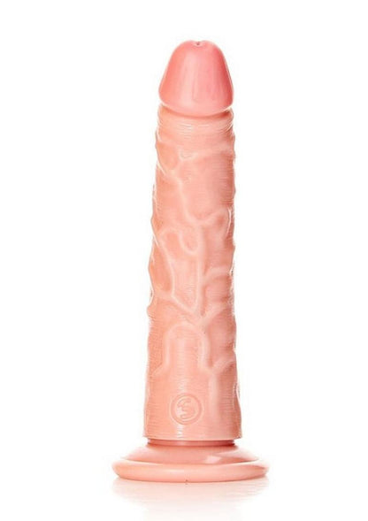 Realrock Slim Realistic Dildo with Suction Cup - Vanilla - 6in