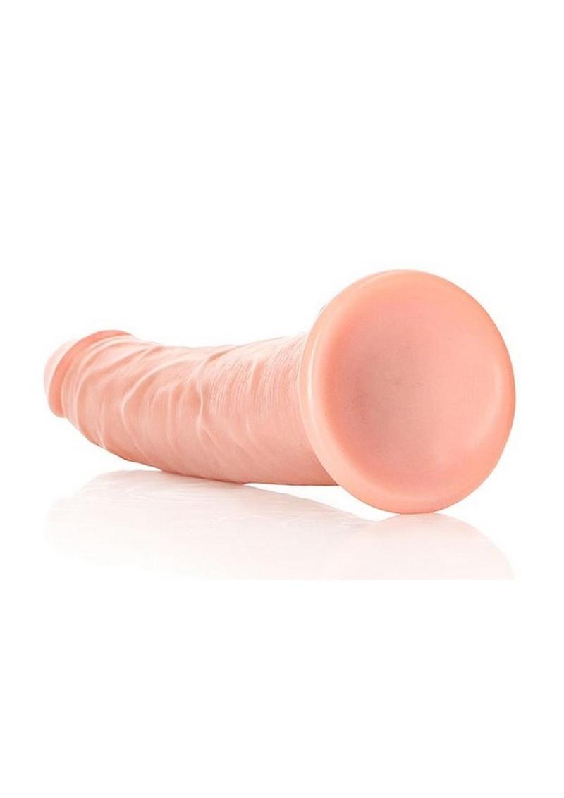 Realrock Slim Realistic Dildo with Suction Cup - Vanilla - 7in