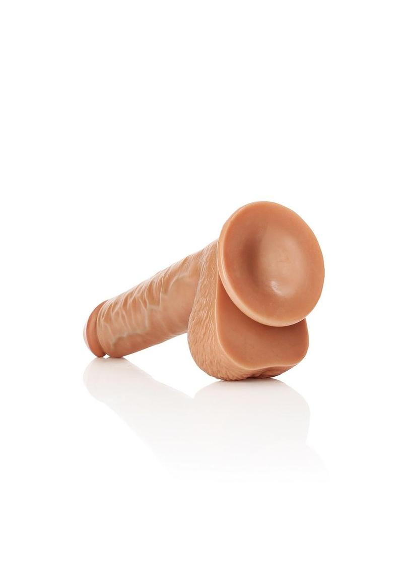 Realrock Straight Realistic Dildo with Balls and Suction Cup