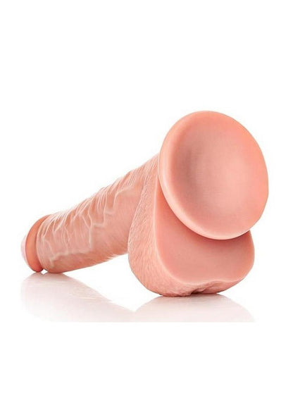 Realrock Straight Realistic Dildo with Balls and Suction Cup