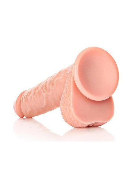 Realrock Straight Realistic Dildo with Balls and Suction Cup