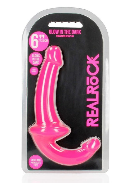 Realrock Strapless Strap-On Glow In The Dark Dildo