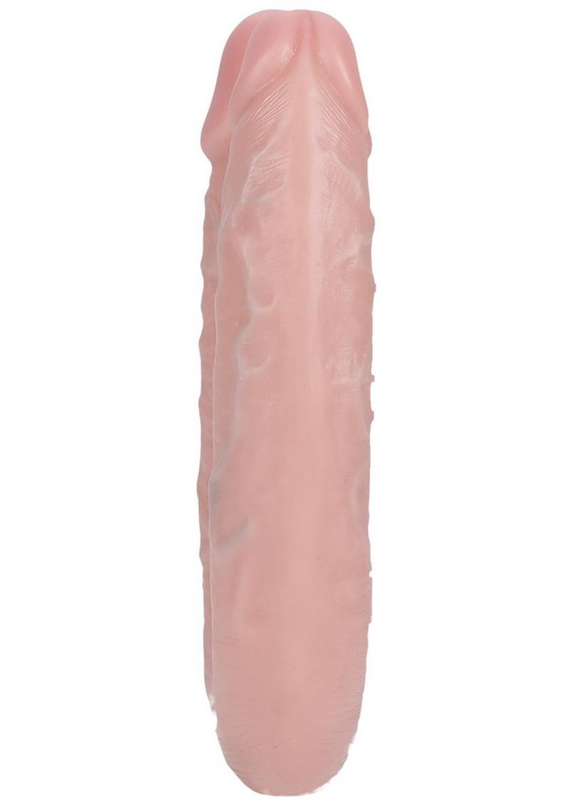 Realrock Ultra Realistic Skin U Shaped Double Dildo - Vanilla - 5in