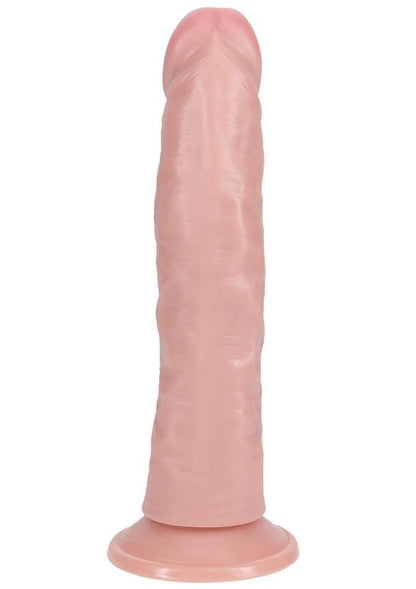 Realrock Vibrating Cock Regular Curved - Vanilla - 6in