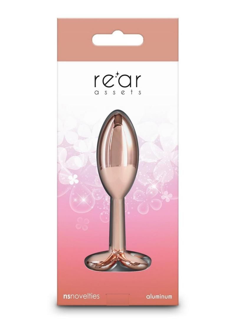 Rear Assets Clover Aluminum Anal Plug - Rose Gold