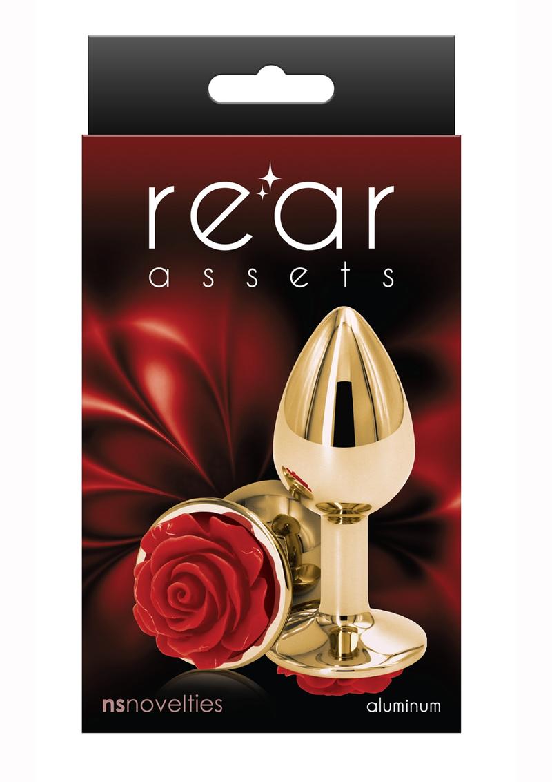 Rear Assets Rose Aluminum Anal Plug