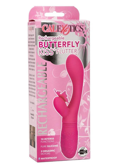 Rechargeable Butterfly Kiss Flutter Silicone Massager