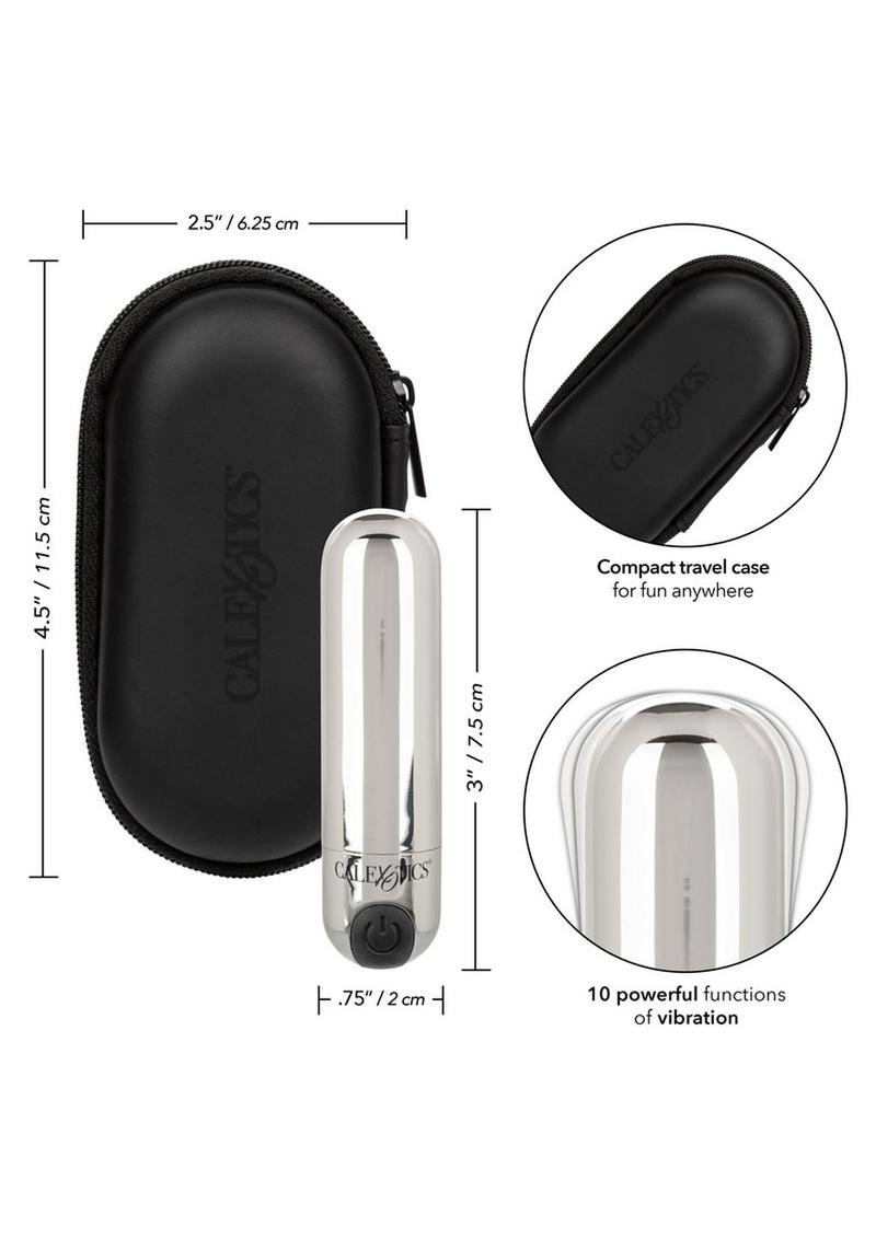 Rechargeable Hideaway Bullet - Silver