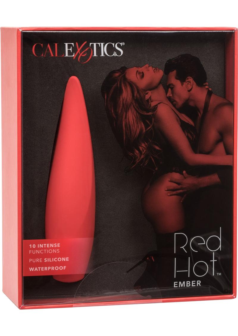 Red Hot Ember USB Rechargeable Silicone Massager Waterproof