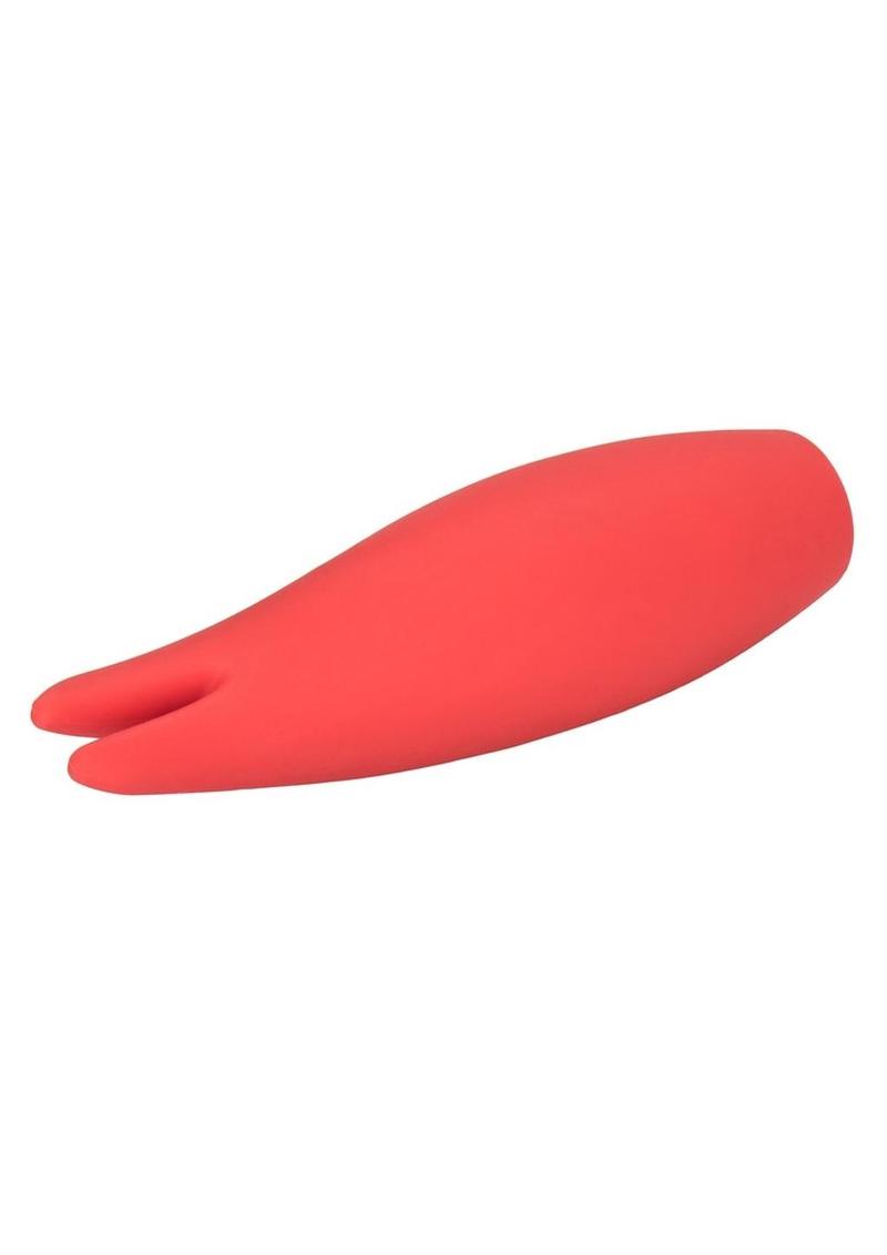 Red Hot Flare USB Rechargeable Silicone Massager Waterproof - Red