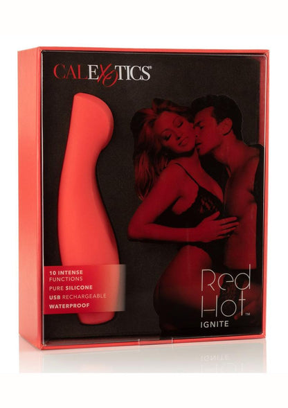 Red Hot Ignite Clitoral Stimulation Silicone Rechargeable Waterproof