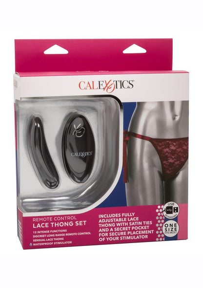 Remote Control Rechargeable Lace Thong