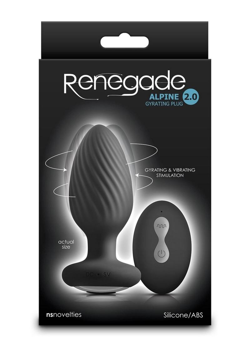 Renegade Alpine 2.0 Rechargeable Silicone Remote Anal Plug