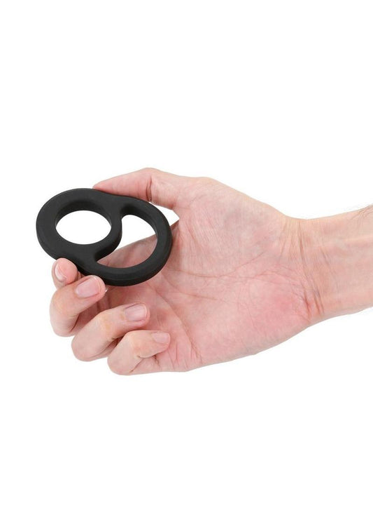 Renegade Cradle Silicone Cock Ring - Black