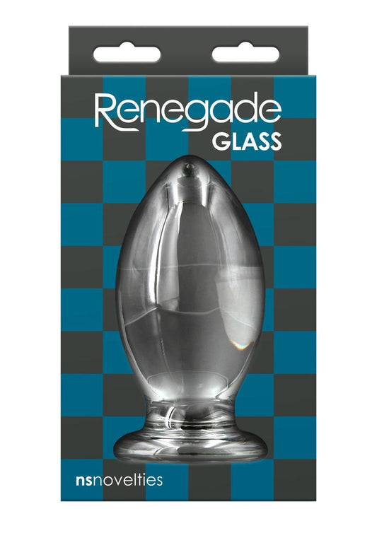 Renegade Glass Bishop Anal Probe - Clear