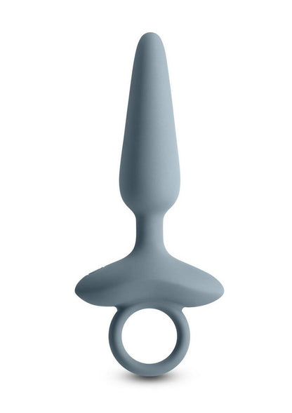 Renegade Maverick Rechargeable Silicone Anal Plug - Gray/Grey