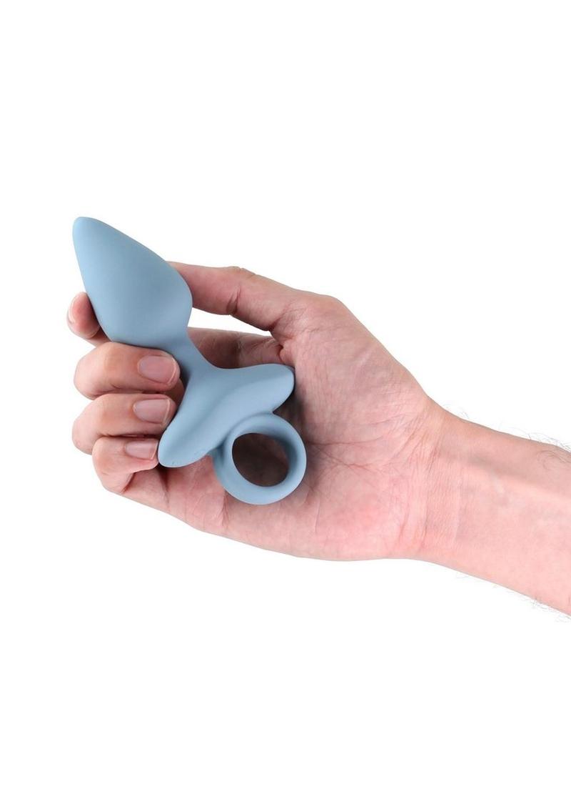 Renegade Orion Rechargeable Silicone Anal Plug - Gray/Grey