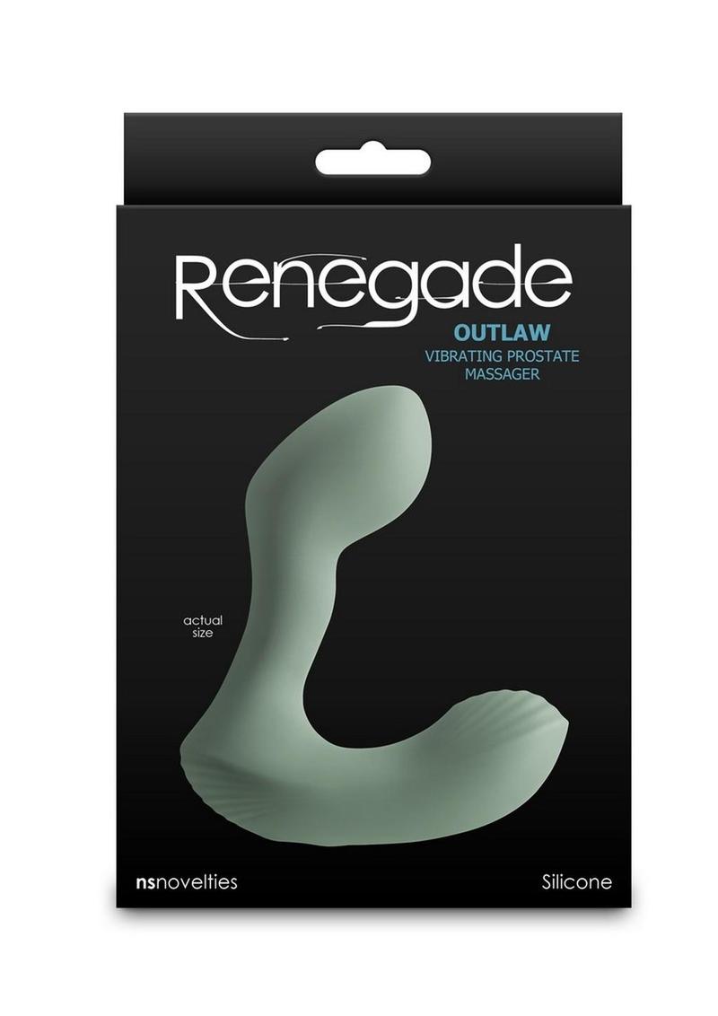 Renegade Outlaw Rechargeable Silicone Prostate Stimulator - Green