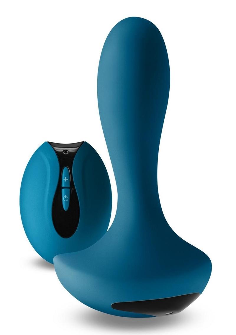 Renegade Thor Rechargeable Silicone Remote Control Prostate Massager - Teal