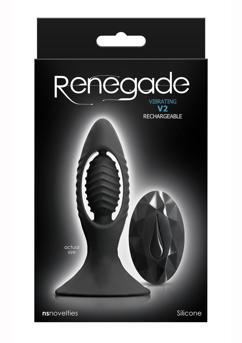 Renegade V2 Silicone Rechargeable Anal Plug with Remote Control