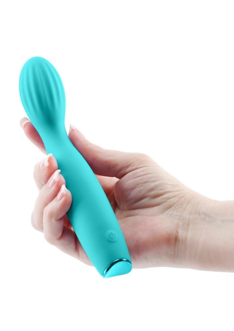 Revel Pixie Rechargeable Silicone G-Spot Vibrator - Teal