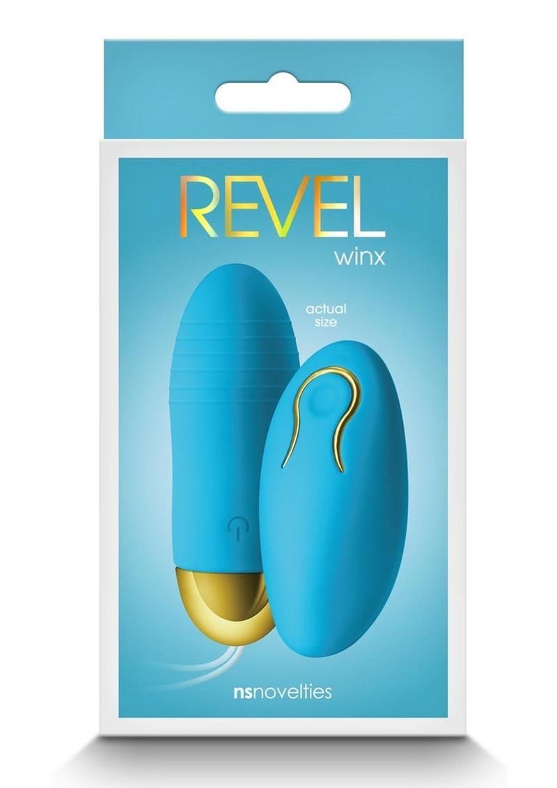 Revel Winx Rechargeable Silicone Bullet with Remote Control