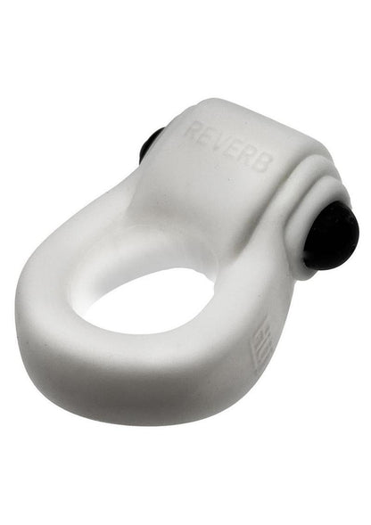 Revring Reverb Vibrating Cock Ring - White/White Ice