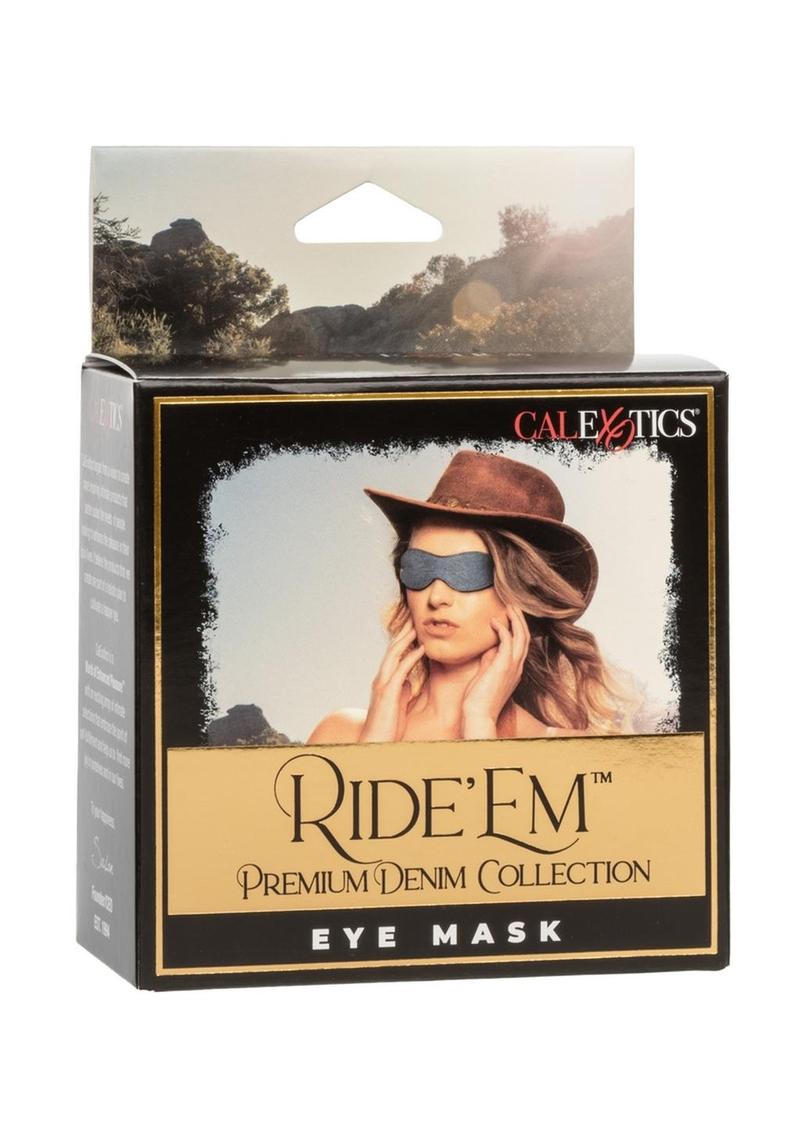 Ride 'Em Premium Denim Collection Eye Mask