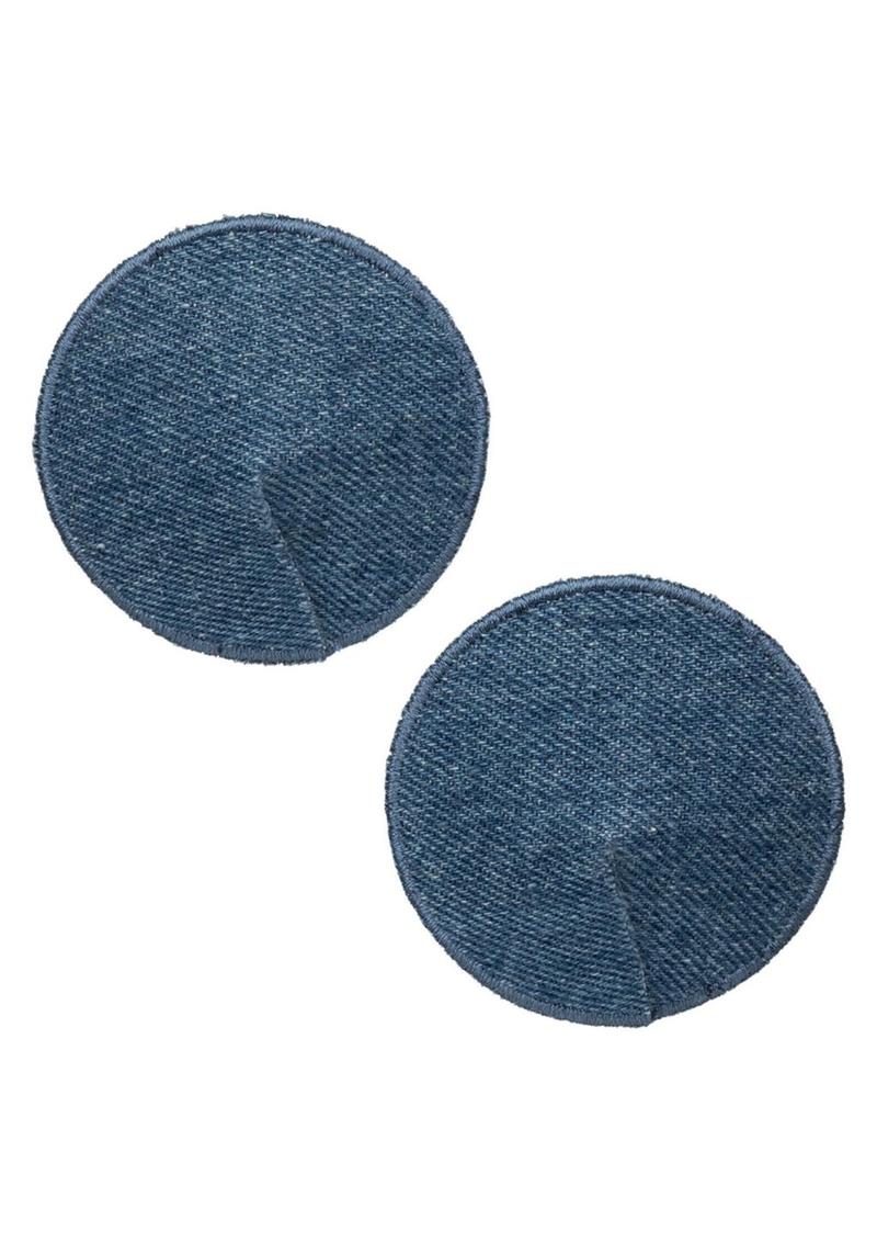 Ride 'Em Premium Denim Collection Round Pasties