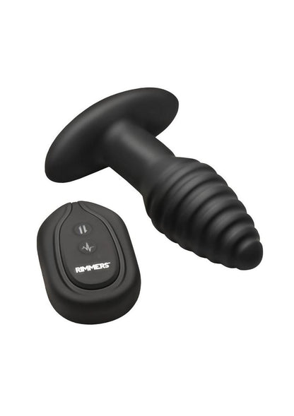 Rimmers Model-E Vibrating Rechargeable Silicone Rimming Plug with Remote Control