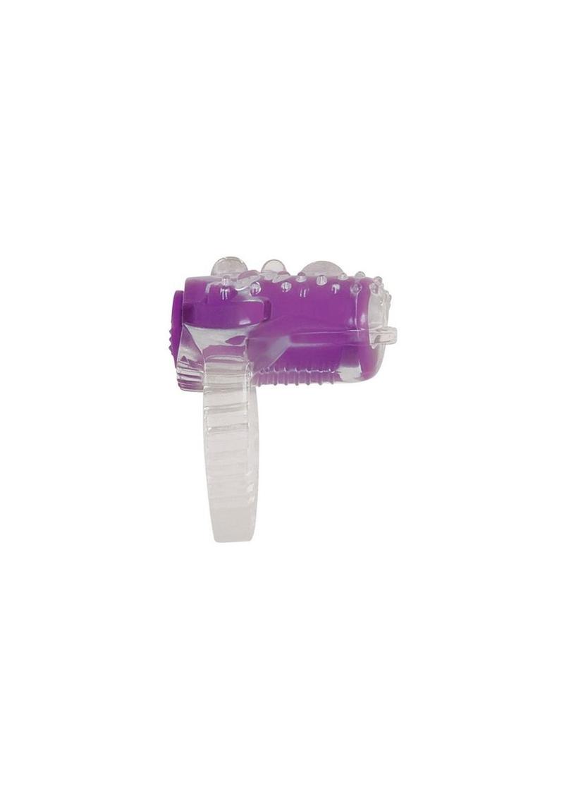 Ring True Cock Ring - Clear/Purple - Set