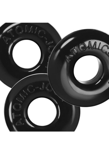 Ringer Max Cock Ring - Black - 3 Pack