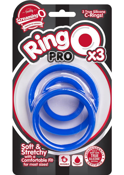 Ringo Pro X3 Silicone Cock Rings Set Waterproof