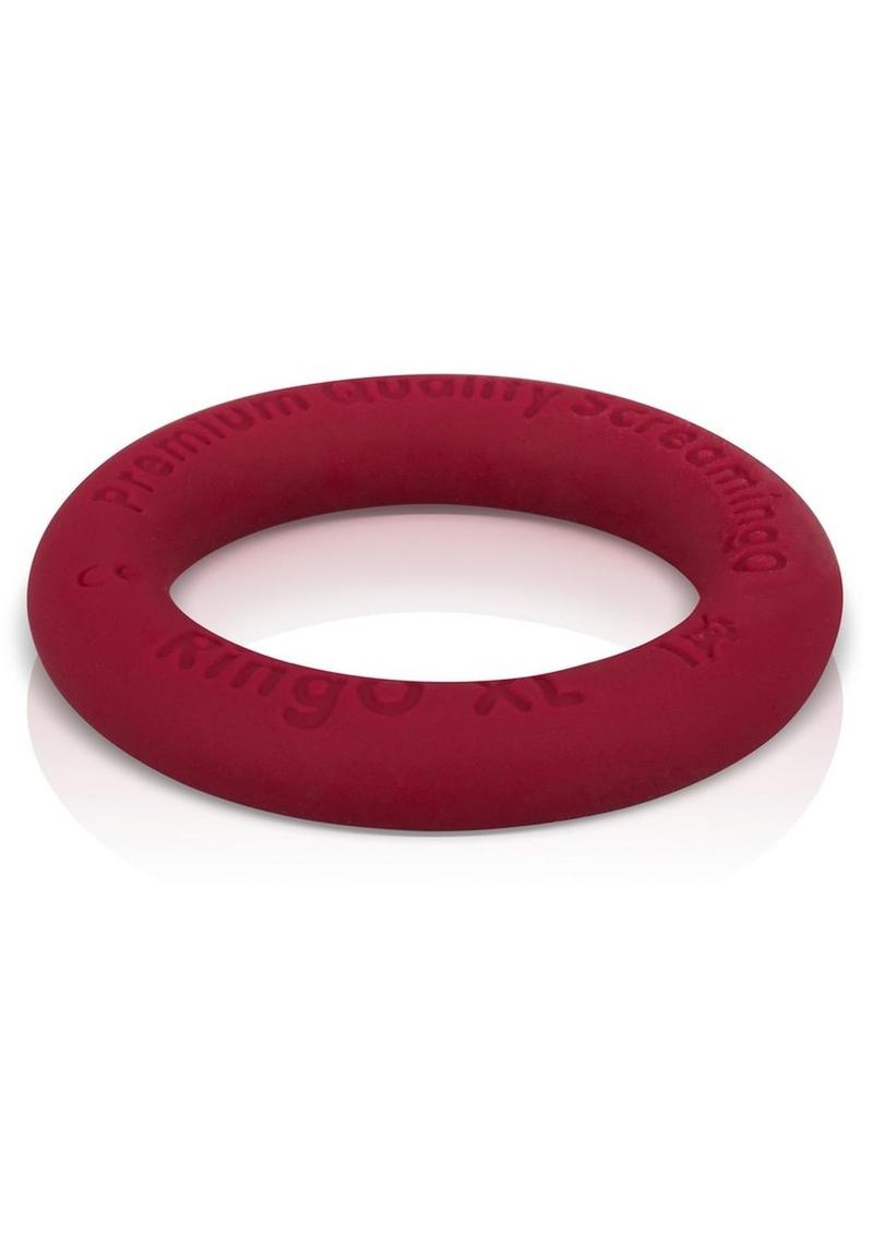 Ringo Ritz XL Individual Ring Silicone - Red - XLarge