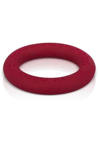 Ringo Ritz XL Individual Ring Silicone - Red - XLarge