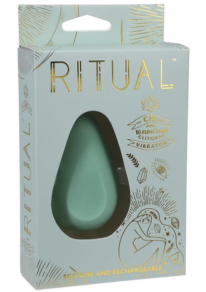 Ritual Chi Rechargeable Silicone Clitoral Vibrator - Green