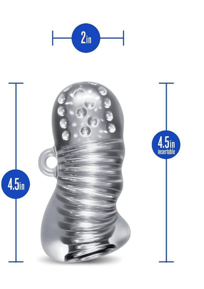 Rize Squeezy Dual End Masturbator - Clear