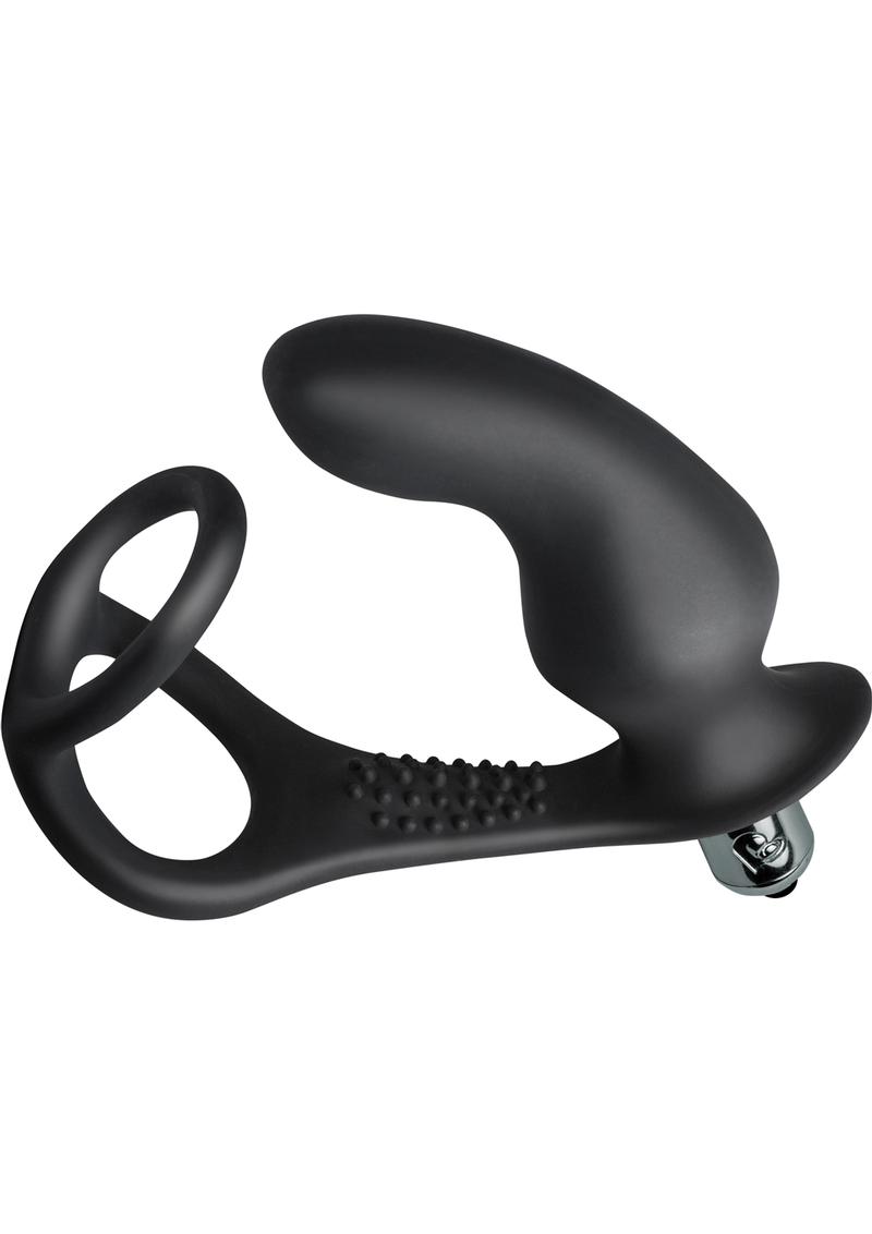 RO-Zen Pro Rechargeable Silicone Cock Ring with Vibrating Butt Plug