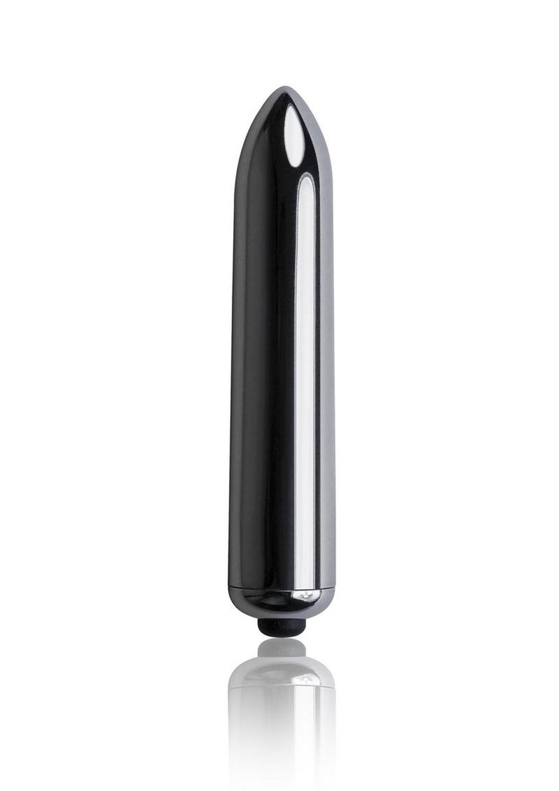 RO-Zen Pro Rechargeable Silicone Cock Ring with Vibrating Butt Plug - Black