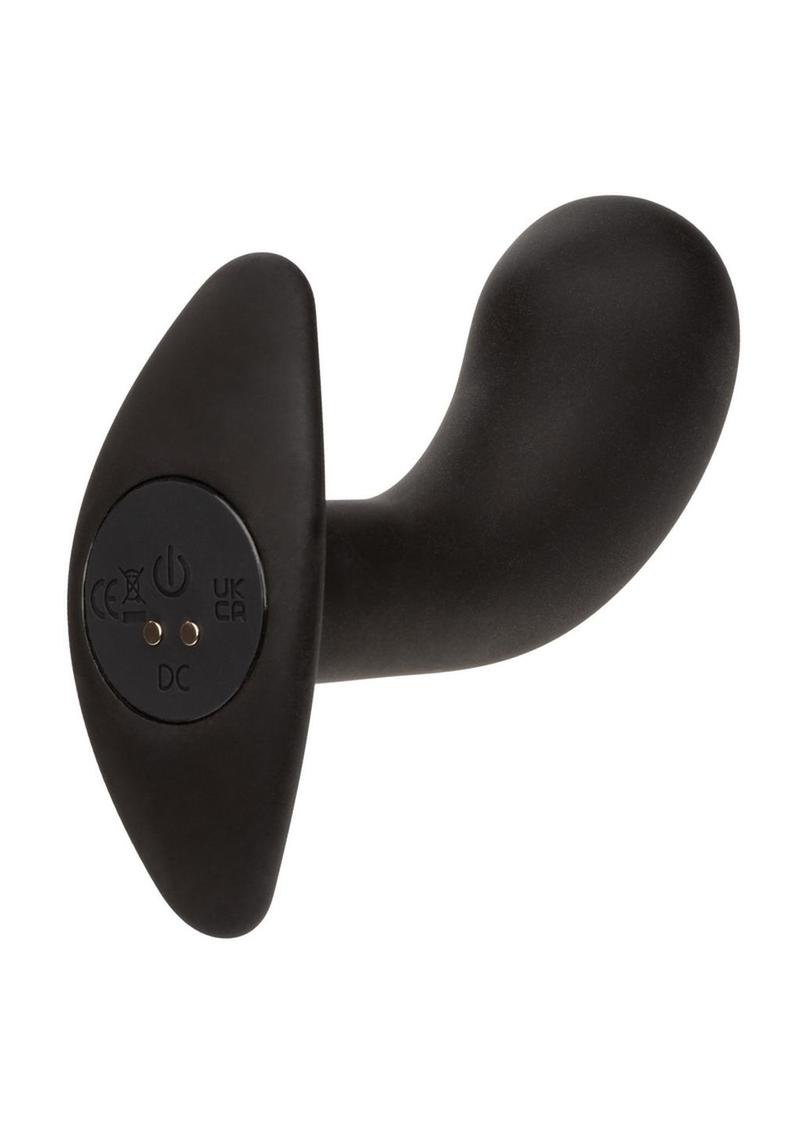 Rock Bottom Curved Rechargeable Silicone Probe - Black