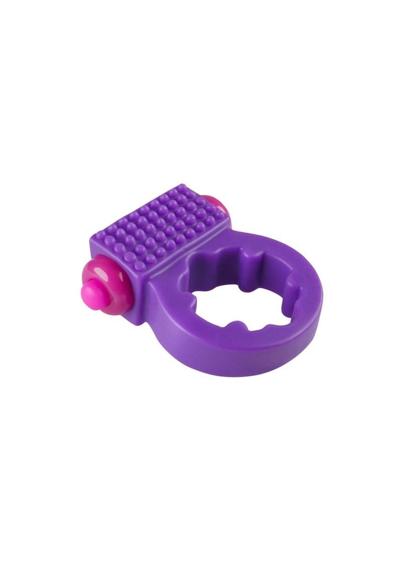 Rock Candy Atomic Sugar Grinder Vibrating Cock Ring - Purple