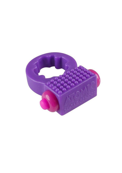 Rock Candy Atomic Sugar Grinder Vibrating Cock Ring - Purple