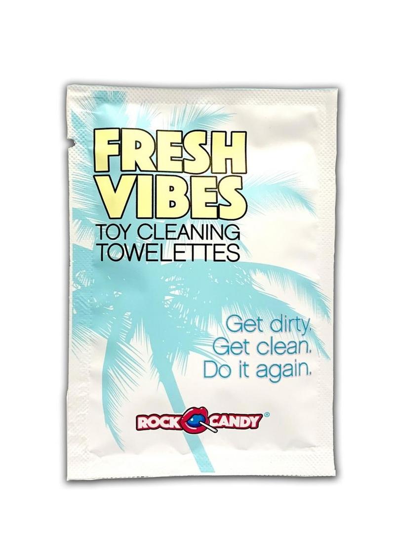 Rock Candy Fresh Vibes Toy Cleaning Wipes - 20 Per Box