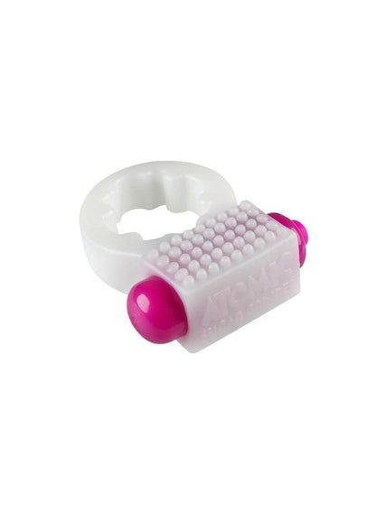 Rock Candy Sugar Grinder Vibrating Cock Ring - White