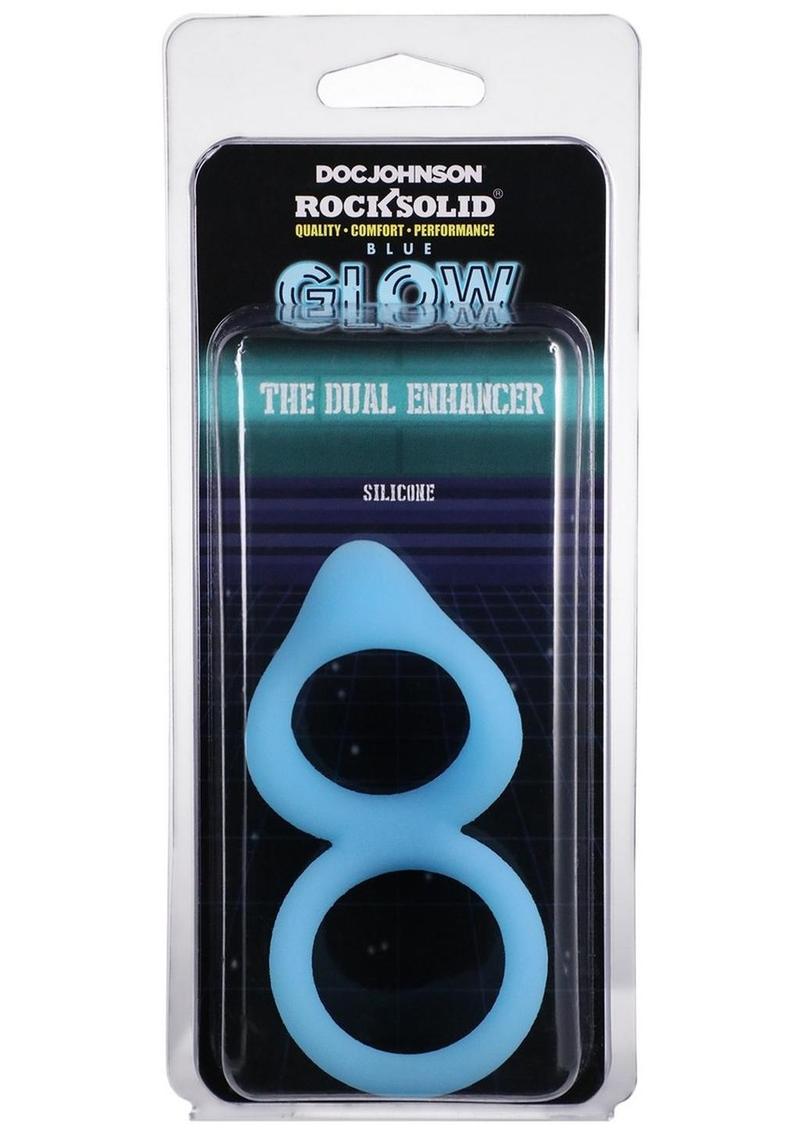 Rock Solid Dual Enhancer Glow In The Dark Silicone Ring